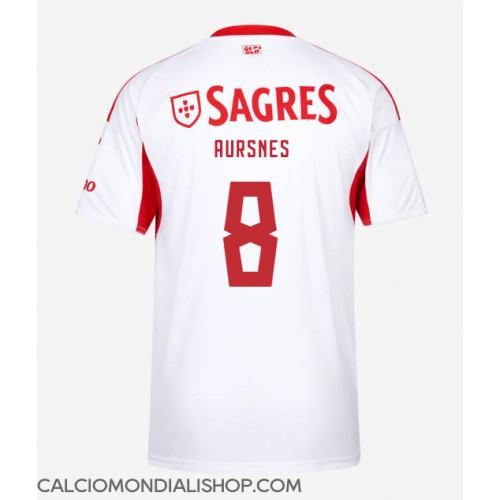 Maglie da calcio Benfica Fredrik Aursnes #8 Terza Maglia 2025-26 Manica Corta
